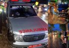 Ambulans RSUD M. Natsir Terlibat Kecelakaan di Cupak Solok
